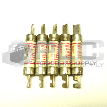 LOT OF 5 FERRAZ SHAWMUT TRIONIC TR100R FUSE 