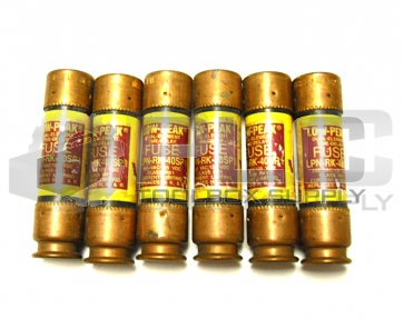 LOT OF 6 NEW LOW-PEAK LPN-RK-40SP FUSE 