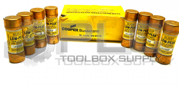 LOT OF 8 NEW COOPER BUSSMANN LPJ-25SP LOW PEAK DUAL ELEMENT TIME DELAY FUSE