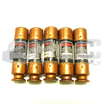 LOT OF 5 NEW FUSETRON FRN-R 4 FUSE DUEL-ELEMENT 