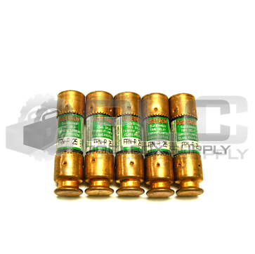LOT OF 5 NEW FUSETRON FRN-R 25 FUSE DUEL-ELEMENT 
