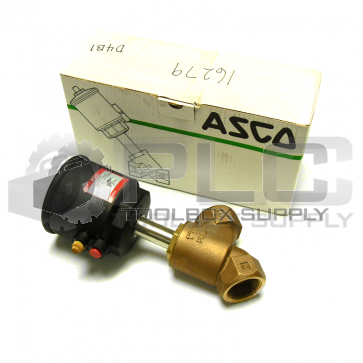 NEW ASCO 8290A021 BRONZE PNEUMATIC PISTON VALVE 1-1/2 IN