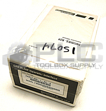 NEW SEALED GREYLINE 829-1-AC-K OPERATOR INTERFACE 