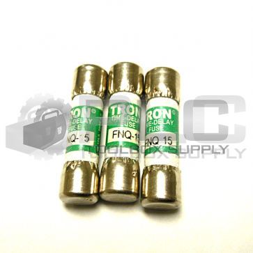 LOT OF 3 NEW FUSETRON FNQ-15 FUSE TIME-DELAY 