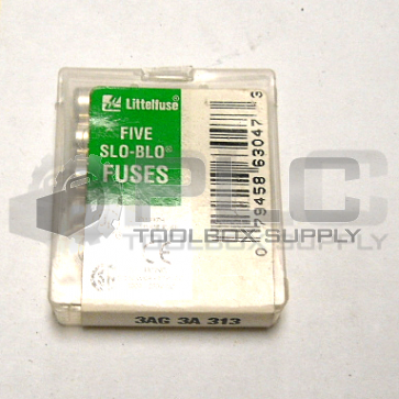 LOT OF 5 NEW LITTELFUSE 3A6 3A 313 FUSE 
