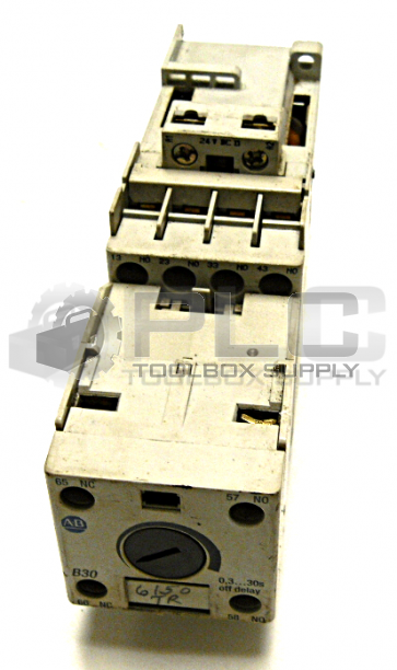 ALLEN BRADLEY 100-FPT /A PNEUMATIC TIMER WITH 700-CF400D*/A CONTACTOR RELAY 