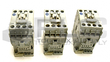 LOT OF 3 ALLEN BRADLEY 100-C09*10 /A CONTACTOR 