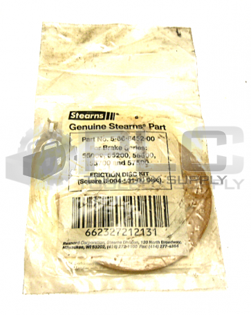 SEALED NEW STEARNS 5-66-8452-00 FRICTION DISC KIT *READ*