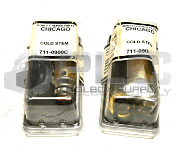 NEW SEALED LOT OF 2 CHICAGO 711-0900C COLD STEM 