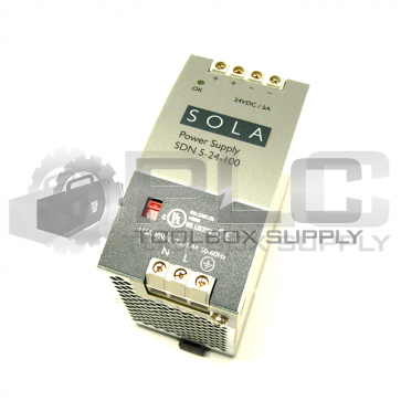 NEW SOLA SDN5-24-100 POWER SUPPLY SDN5-24-100