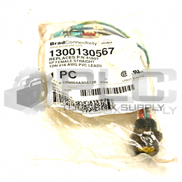 NEW SEALED BRAD CONNECTIVITY 1R6004A20A120 FEMALE 6 POLE STRAIGHT  