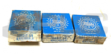 NEW LOT OF 3 MARTIN 35BS17 SPROCKET 5/8