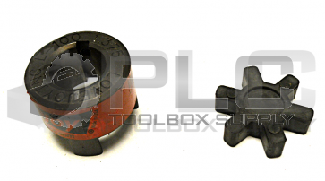 NEW LOVEJOY 1.375 L-100 JAW COUPLING WITH RUBBER COUPLING SPIDER INSERT