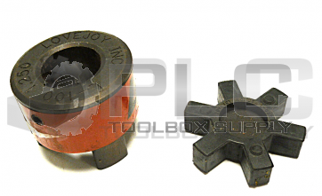 NEW LOVEJOY 1.250  L-100 COUPLING WITH RUBBER SPIDER INSERT