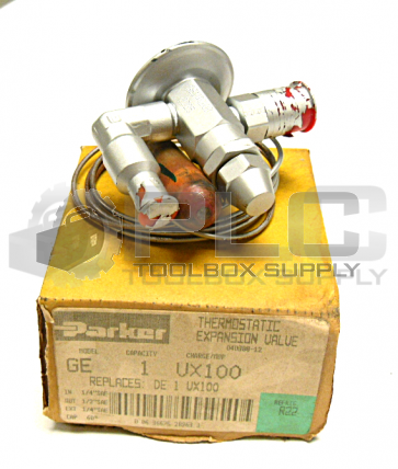 NEW PARKER GE-1-VX100 THERMOSTATIC EXPANSION VALVE GE 1 VX100