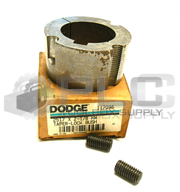 NEW DODGE 117096 TAPER LOCK BUSH 2517 X 2-1/8'' BORE 