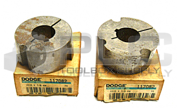 NEW LOT OF 2  DODGE 117082 TAPER LOCK BUSHING 1610 X 7/8 