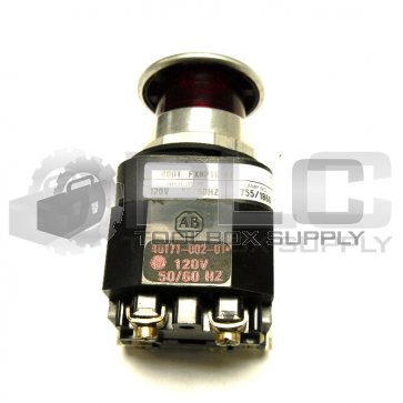 ALLEN BRADLEY 800T-FXMP16 A7 SER. T RED PUSH PULL BUTTON 800T-FXMP16A7