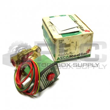 NEW ASCO REDHAT 8210G33 SOLENOID VALVE 3/8" 24/DC