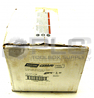 NEW SEALED BOX OF 20 NORTON DC714G GRINDING WHEEL 