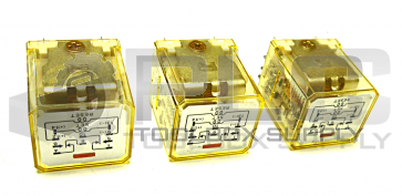 LOT OF 3 IDEC RH2LB-U RELAY 