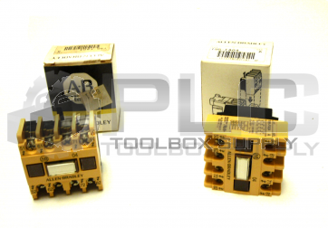 LOT OF 2 NEW ALLEN BRADLEY 195-FA04 /A AUXILIARY CONTACT BLOCK