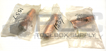 NEW SEALED LOT OF 3 TWECO WC23-62 CONTACT WELDING TIP NOZZLE 1230-1076