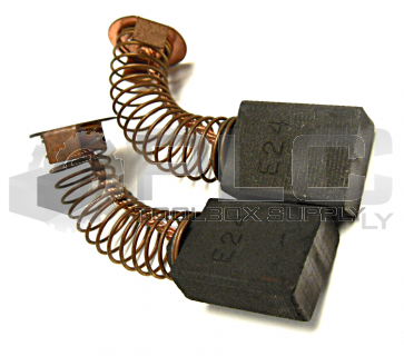 NEW LOT OF 2 GENERIC E24 CARBON BRUSH /SPRING 