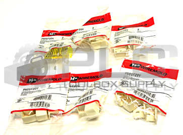 NEW LOT OF 6 SEALED WIREMOLD PN05F20V BLANK END PACK OF 2