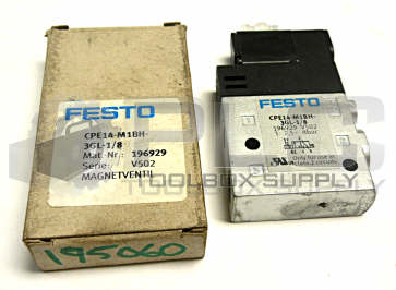 NEW FESTO CPE14-M1BH-3GL-1/8  SOLENOID VALVE 24VDC