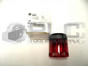 NEW ALLEN BRADLEY 855T-B10BR4 CONTROL TOWER STACK LIGHT RED STROBE