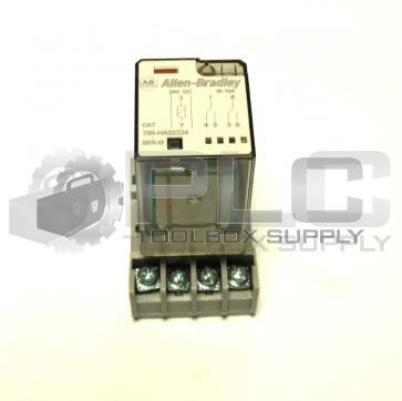 NEW ALLEN BRADLEY 700-HA32Z24 SER D RELAY W/700 HN125 SER A BASE