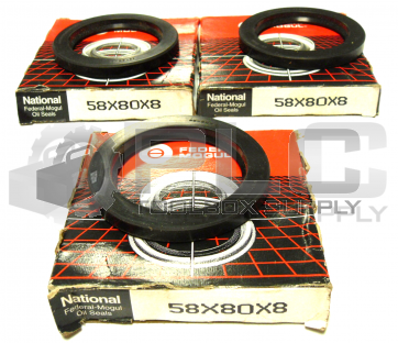 NEW LOT OF 3 FEDERAL MOGUL 58X80X8 OIL SEAL