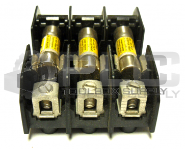 NEW MARATHON 6CC30A3B FUSE HOLDER 600V 30A WITH FUSES