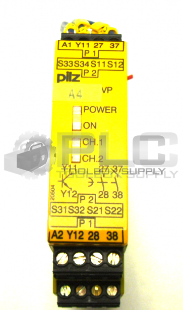 PILZ PNOZ X2.1VP 0.75 24VDC 1SO 2N/O FIX SAFETY RELAY ID NUMBER 777600 101223