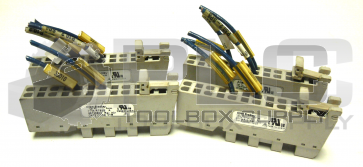 LOT OF 4 ALLEN BRADLEY 1734-RTB3S /A TERMINAL BLOCKS