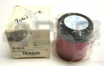 NEW ALLEN BRADLEY 855T-B24GL4 /C RED FLASHING LED 