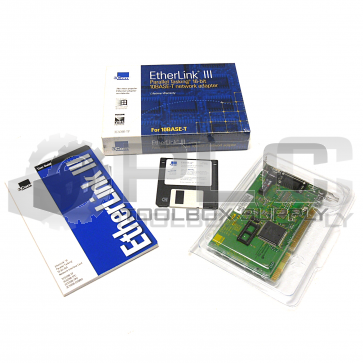 NEW ETHERLINK III 3C509B-TP PARALLEL TASKING 16-BIT 10BASE-T NETWORK ADAPTER