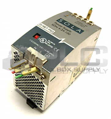 SOLA SDN4-24-100 POWER SUPPLY SDN 4-24-100