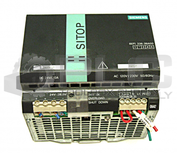 SIEMENS 6EP1336-3BA00 POWER SUPPLY AC 120V/230V 50/60 HZ