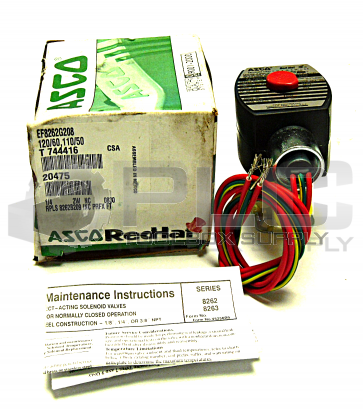 ASCO RED-HAT EF8262G208 304354