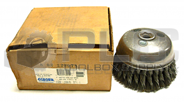 NEW OSBORN 33015 6'' KNOTTED WIRE CUP BRUSH 