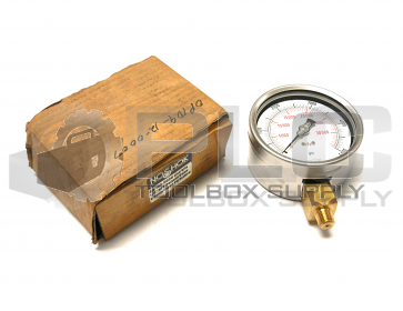 NEW NOSHOK 40-105-5000-PSI/KPA 1/4" NPT BOTTOM HEAVY DUTY GAUGE