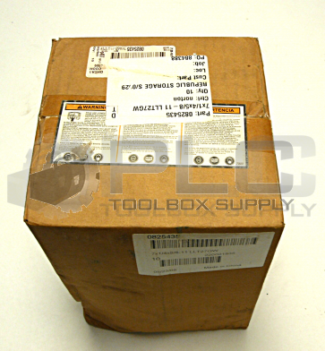NEW BOX OF 10 NORTON 0825435 GRINDING WHEEL 7" x 1/4" x 5/8"-11 LLT27GW