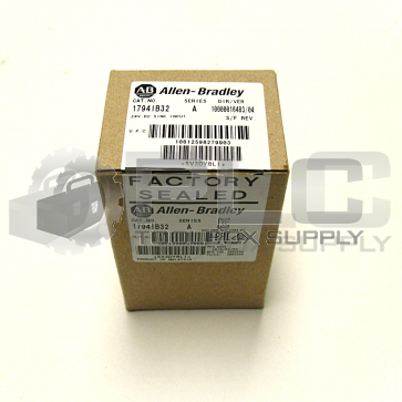 NEW ALLEN BRADLEY 1794-IB32 /A FLEX I/O 24 VDC SINK INPUT SERIES A 