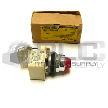 NEW SQUARE D 9001KT1R31 RED ILLUMINATED PUSHBUTTON