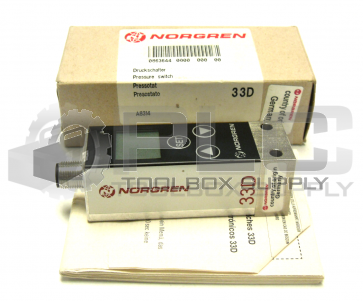 NEW NORGREN 33D PRESSURE SWITCH 086344