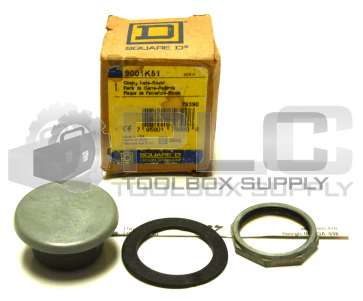 NEW SQUARE D 9001K51 /SER H CLOSING PLATE ROUND