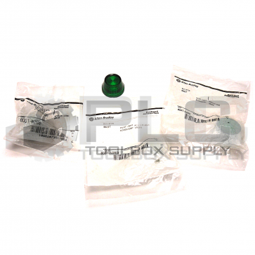 NEW LOT OF 4 ALLEN BRADLEY 800T-N26G /SER C PILOT LIGHT COVER GREEN