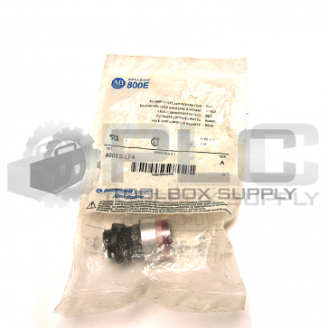 NEW ALLEN BRADLEY 800ES-LF4 /SER A ILLUMINATED FLUSH PUSH BUTTON RED